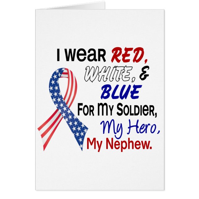 Red White Blue For My Nephew (Front)