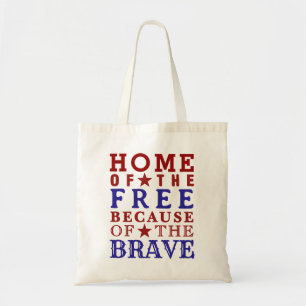 Red White Blue Fourth Of July Tote Bag