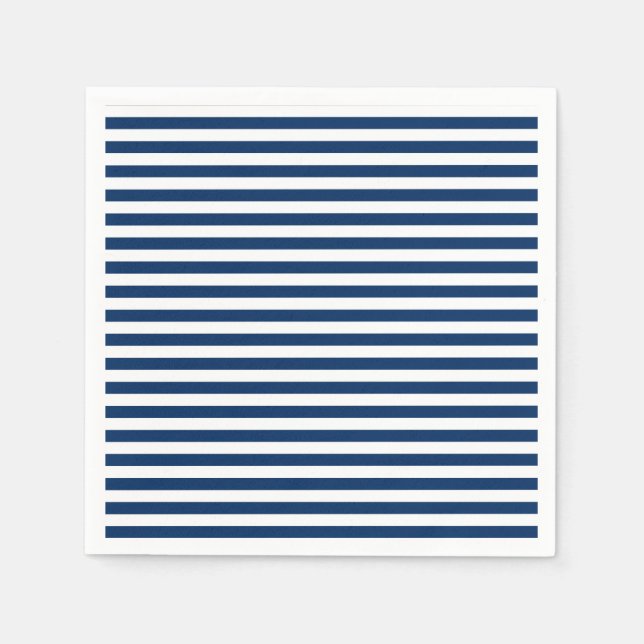 Red White & Blue Fun Patriotic Celebration Napkin (Front)