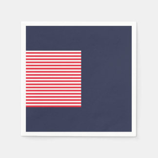 Red White & Blue Fun Patriotic Celebration Napkin