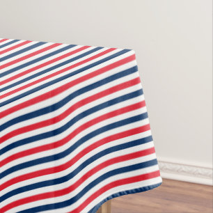 Red White & Blue Fun Patriotic Celebration Tablecloth
