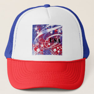 Red, White & Blue Glory Trucker Hat