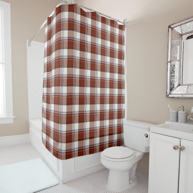 Red, White, Blue Multi Thread Plaid (In Situ)