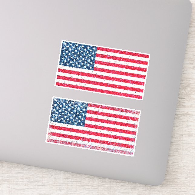   Red White Blue Patriotic American USA Flag Party (Detail)