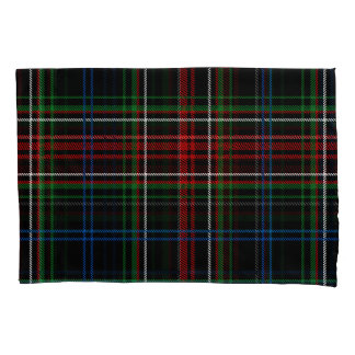 Red White Blue Plaid Tartan Chequered Pattern Pillowcase