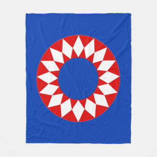 Red White Blue Radiant Stars Blanket