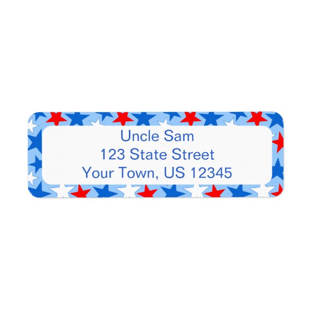 Red White & Blue Stars (Front)