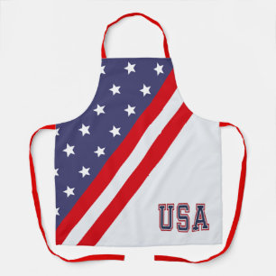 Red, White & Blue Stars & Stripes Apron