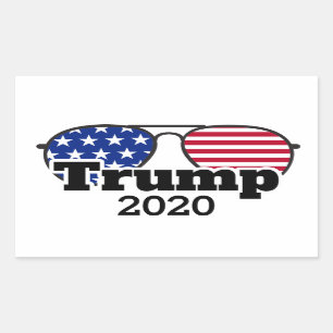 Red White Blue Trump 2020 Sticker