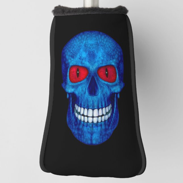 Red White Blue USA Zombie Skull   Putter Covers (Rotate 90)