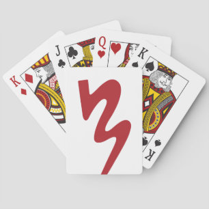 Red & White BMB Logo Playing Cards