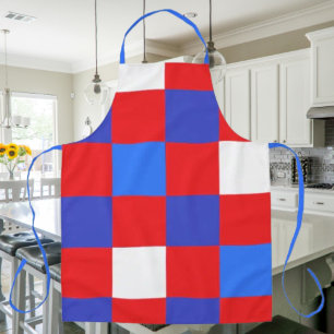 Red, White & Bold – Patriotic Independence Day Apron
