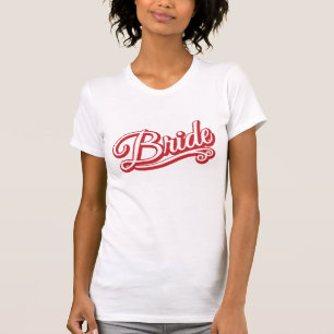 Red & White Bride T-shirt