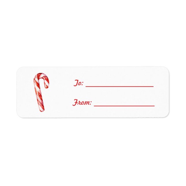 Red White Candy Cane Christmas (Front)