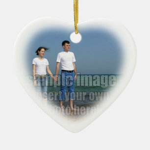 Red & White Candy Cane Custom Christmas Ornament