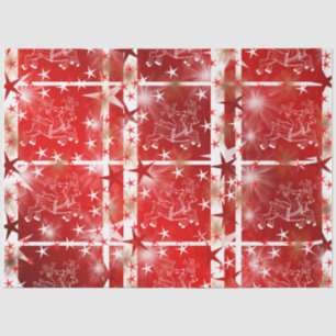 red,white,Christmas+ paper, winter+patte, merry+xm Tissue Paper