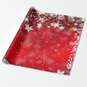 "Red & White Christmas" Wrapping Paper