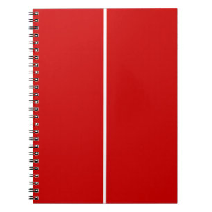 Red & White CUSTOM University Notebook