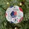 Red, White & Dark Blue Personalize Soccer  ⚽ Ball