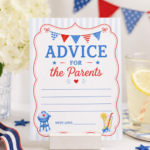 Red White & Due Advice Cards