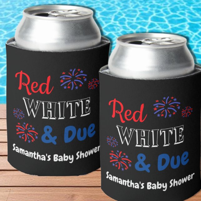 Red White & Due Can Cooler (Creator Uploaded)