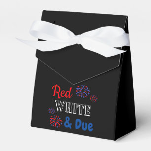 Red White & Due Favor Box