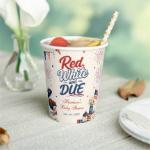 Red, White & Due Gender Neutral BBQ Baby Shower