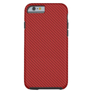 Red White Fibre Base Tough iPhone 6 Case