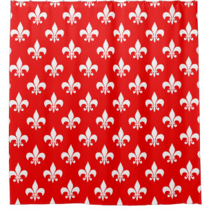 Red White Fleur-de-lis