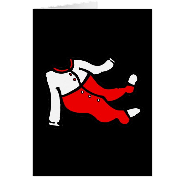 red & white footy PJ's (Front)