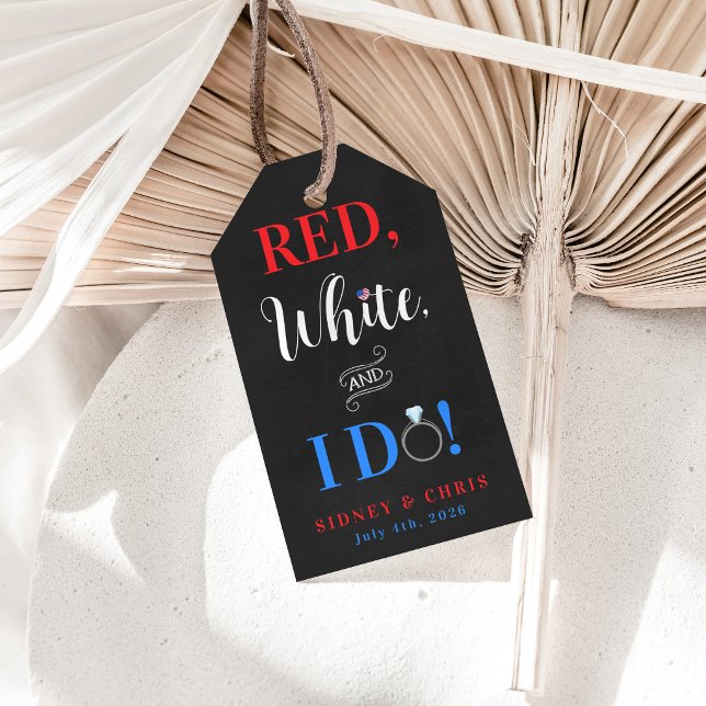 Red White & I Do Gift Tags (Creator Uploaded)