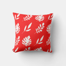 Red White Leaves