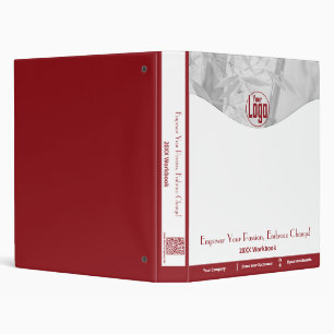 Red White Life Coach Company Workshop Workbook  Binder