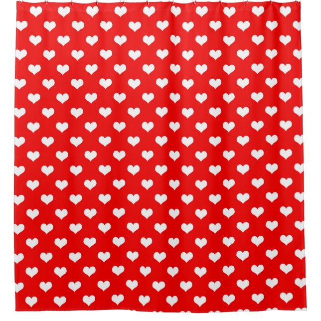 Red White Love Heart Pattern Design  (Front)
