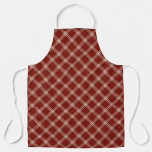 Red & White Plaid Apron