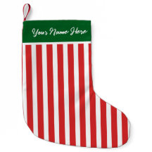 Red & White Plaid Personalized Name Small