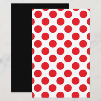 Red & White Polka Dot Reversible Scrapbook Pattern
