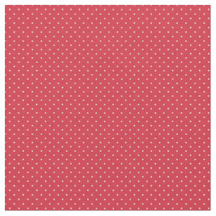 Red & White Polka Dotted Fabric