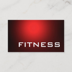 Red White Professional Fitness Carte de visite