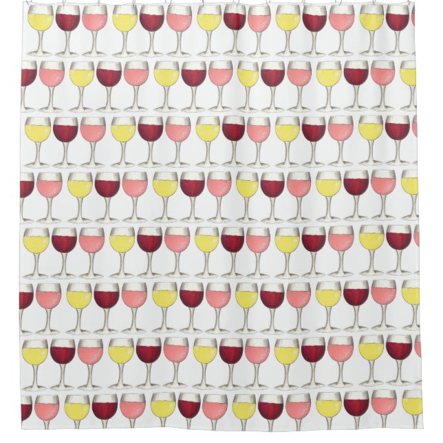 Red White Rosé Wine Glasses Winery Cocktails (Front)