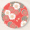 Red & White Sakura Japanese Kimono