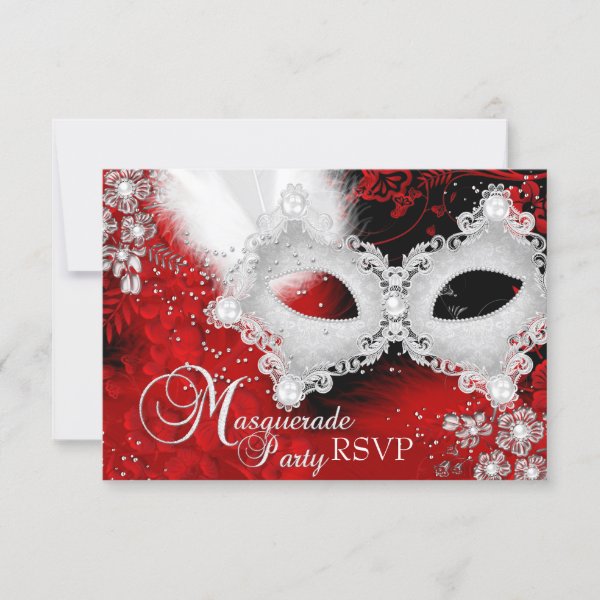 Mask Masquerade Party Invitations Zazzle Ca