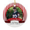 Red White Striped In Loving Memory Ornament