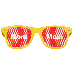 Red White Super Mom Mothers Day 4Joanne Retro Sunglasses