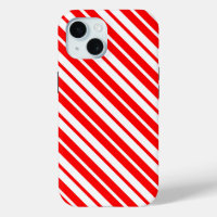 Red White Vertical Stripes Pattern Design