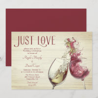 Red White Wine Dance Just Love Wedding Celebration