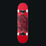 Red Wild Bull Running in Starry Night Skateboard<br><div class="desc">Your Text - Magic Red Neon Bull Running - Amazing Starry Night Zodiac Animal Drawing - Choose / Add Your Unique Text / Colour - Make Your Special Gift - Resize and move or remove and add elements / image with customization tool ! - Drawing and Design by MIGNED. You...</div>