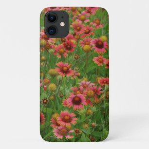 Red Wildflower Meadow Floral Phone Case
