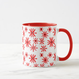 Red Windmills Mug