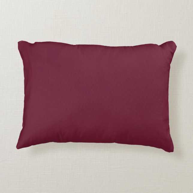 Red Wine Accent Pillow (Back)